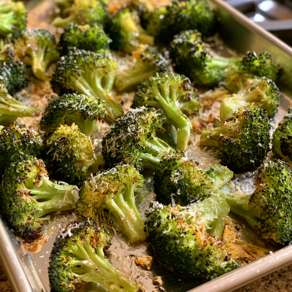 Parmesan Roasted Broccoli Recipe