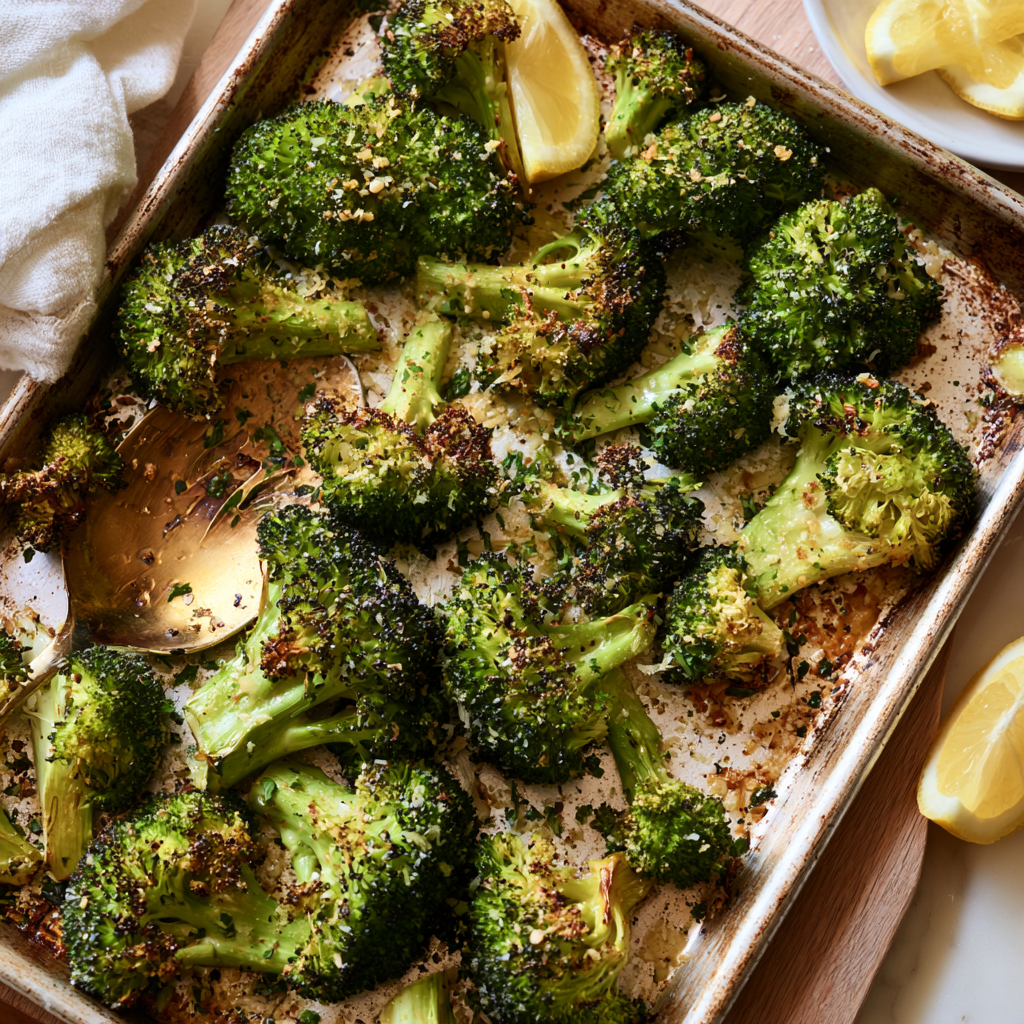 Parmesan Roasted Broccoli Recipe