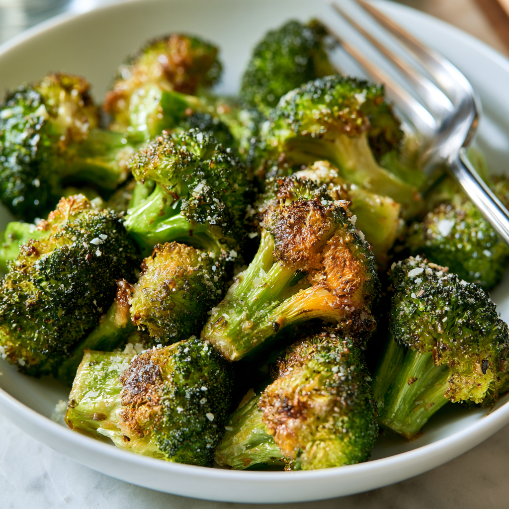 Parmesan Roasted Broccoli Recipe