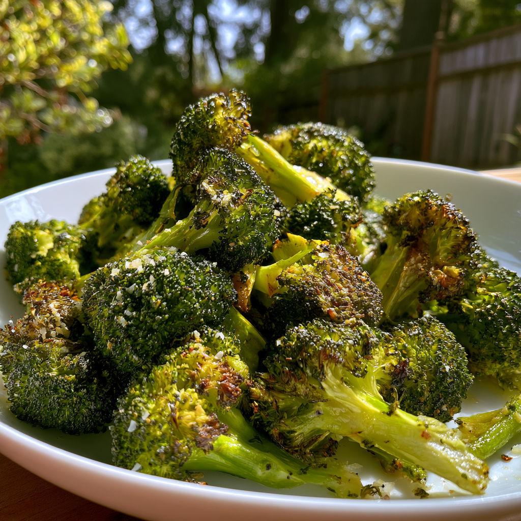 Parmesan Roasted Broccoli Recipe