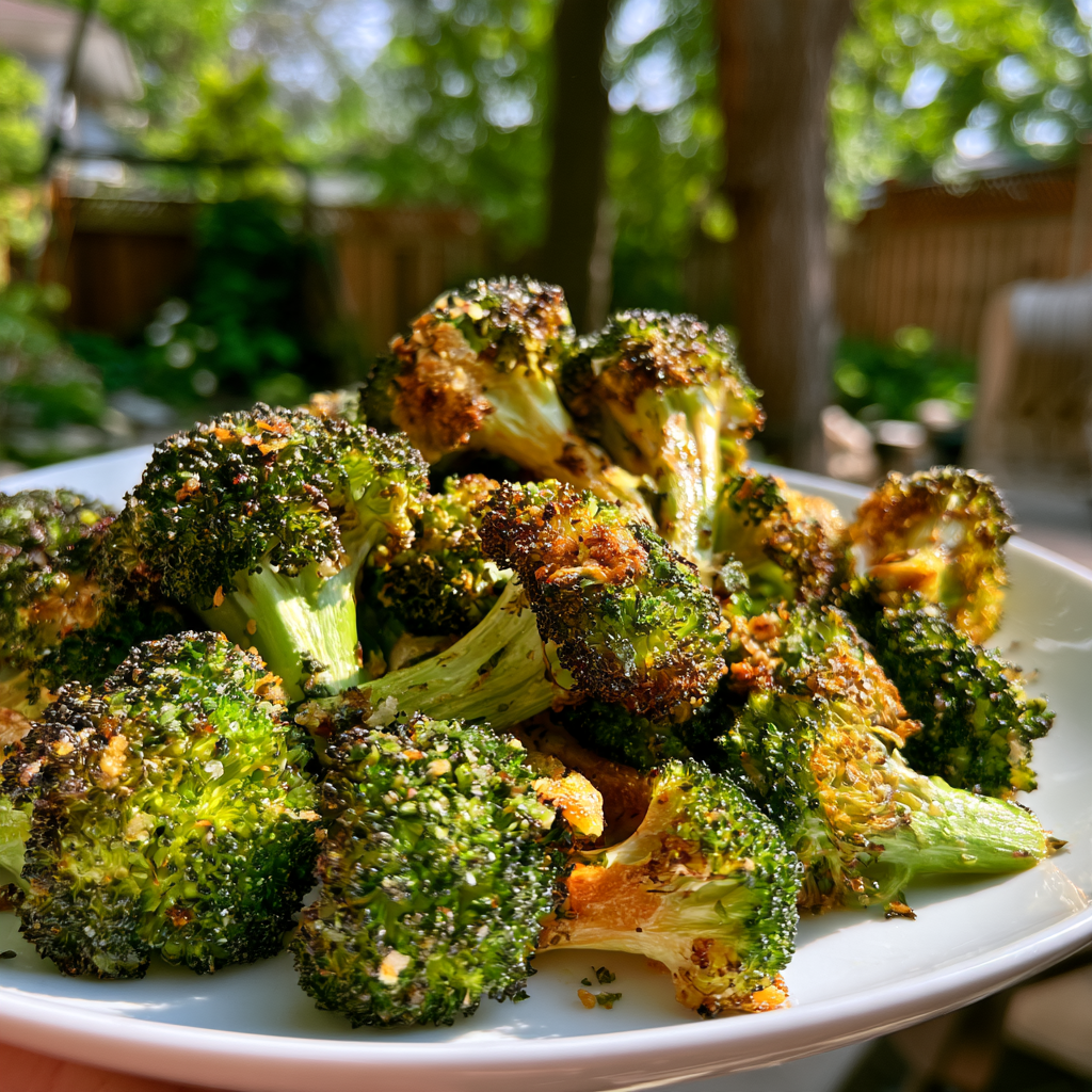 Parmesan Roasted Broccoli Recipe